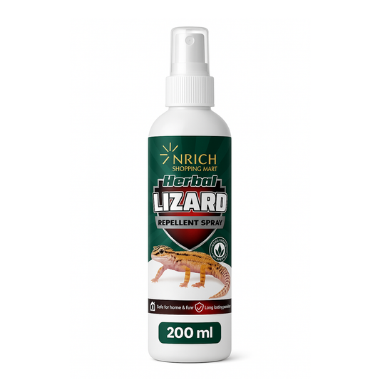 Nrich Herbal Lizard Repellent Spray for Home | Natural Anti Lizard Spray Repellent | Safe Pest Control Spray | Long Lasting Herbal Solution to Keep Away Lizards Indoors & Outdoors