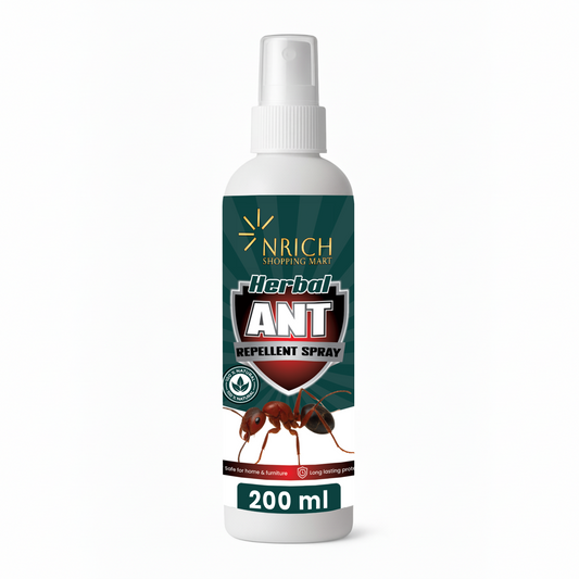 Nrich Herbal Ant Repellent Spray | Safe Ant Spray for Home & Kitchen | Long Lasting Ant Repellent for Indoor & Outdoor Use